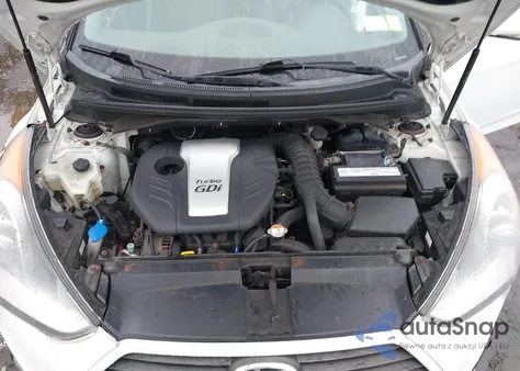 2013 Hyundai Veloster Turbo W/Blue из США, поврежденный, VIN KMHTC6AE0DU180267